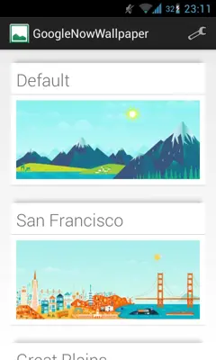 GoogleNowWallpaper HD android App screenshot 2
